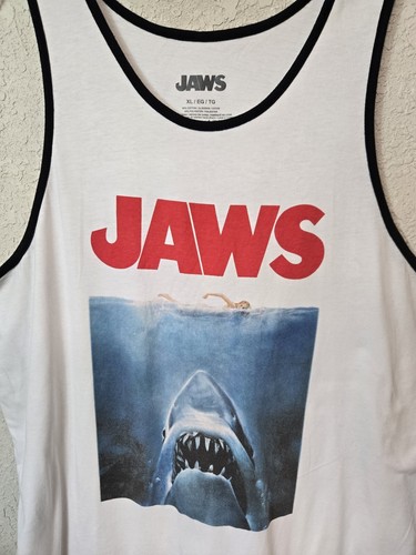 Jaws Universal Women's 100% Cotton Lightweight Sleeveless Tank Top Shirt Sz XL