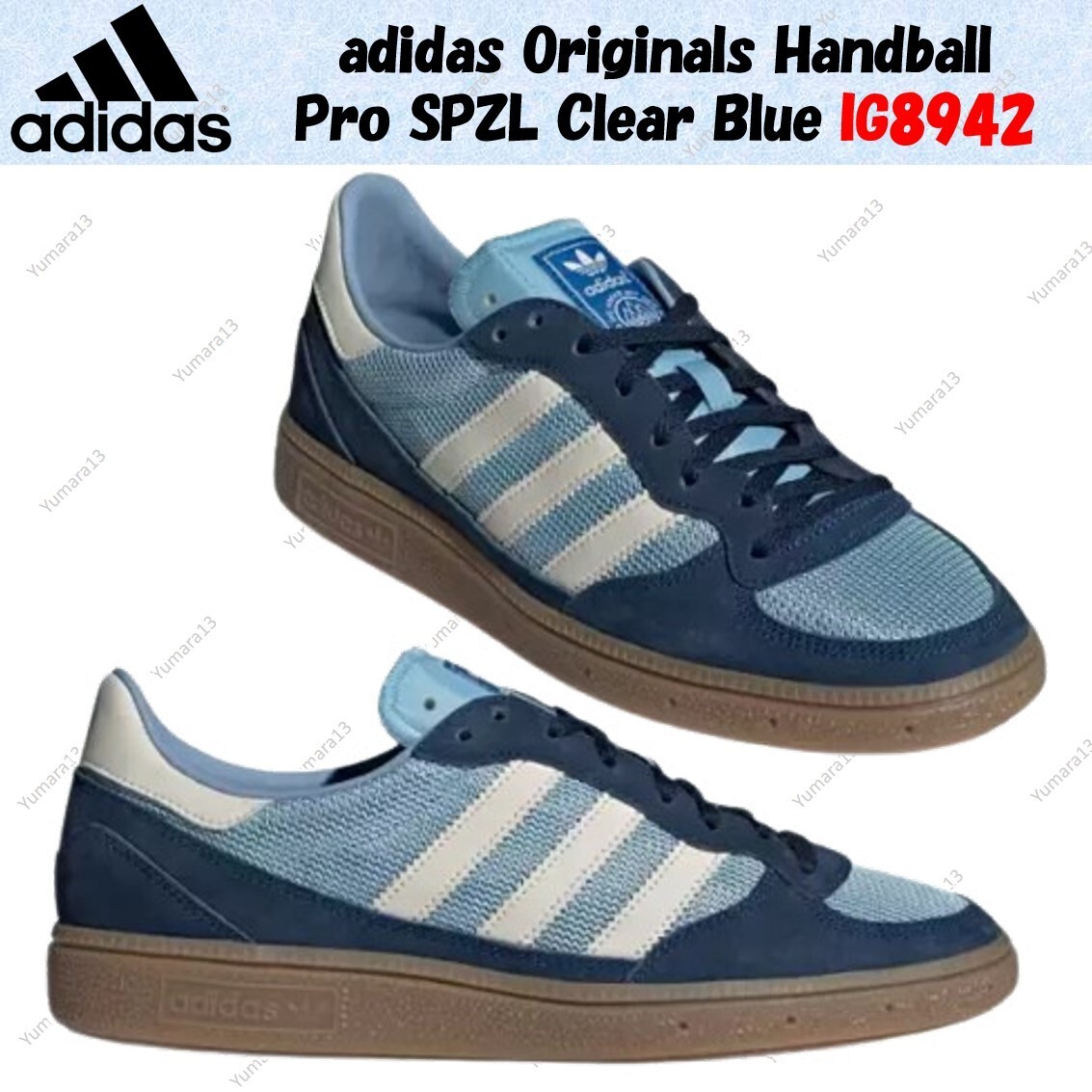 ★adidas originals★大人気★HANDBALL PRO SPEZIAL★追跡可 Adidas Originals Handball Pro Spzl Clear Blue - POIZON