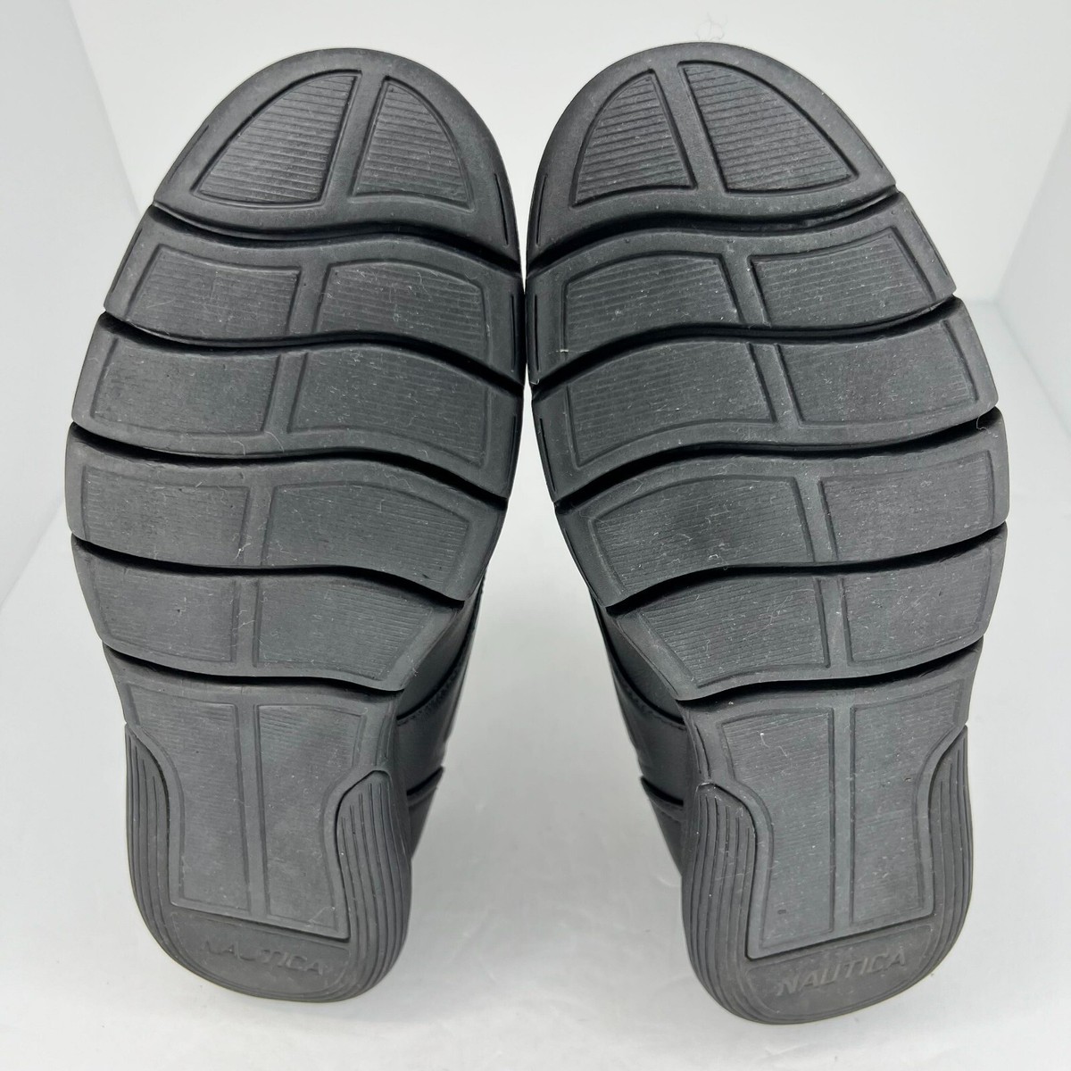 Nautica Mens Ajax Black LowTop LaceUp Man Made Leather Size  display picture 1