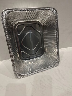 25 CT EXTRA DEEP HALF STEAM ROASTER BAKER PAN DISPOSABLE ALUMINUM FOIL TIN TRAY