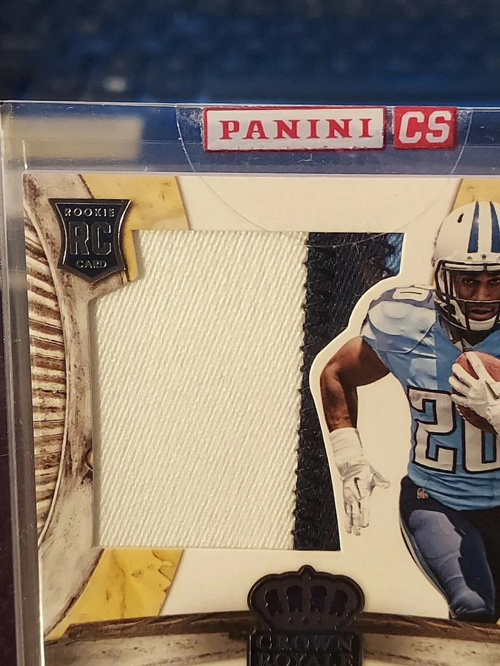 2014 Panini Crown Royale Silhouettes RPS #174/199 Bishop Sankey Rookie Auto RC - Image 2 of 4