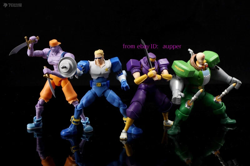 Hot Perfect 52toys Figlite Captain Commando 10cm Action Figure In Stock New Toy - Image 4 of 4