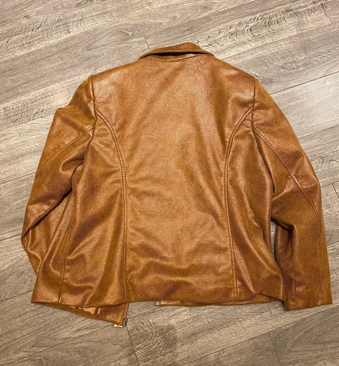 ジャケット・アウター LADY VOLUME vintage leather jacket brown Brown Vintage Genuine Leather Jacket Women, Vintage Biker