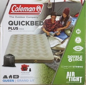 coleman quickbed plus queen