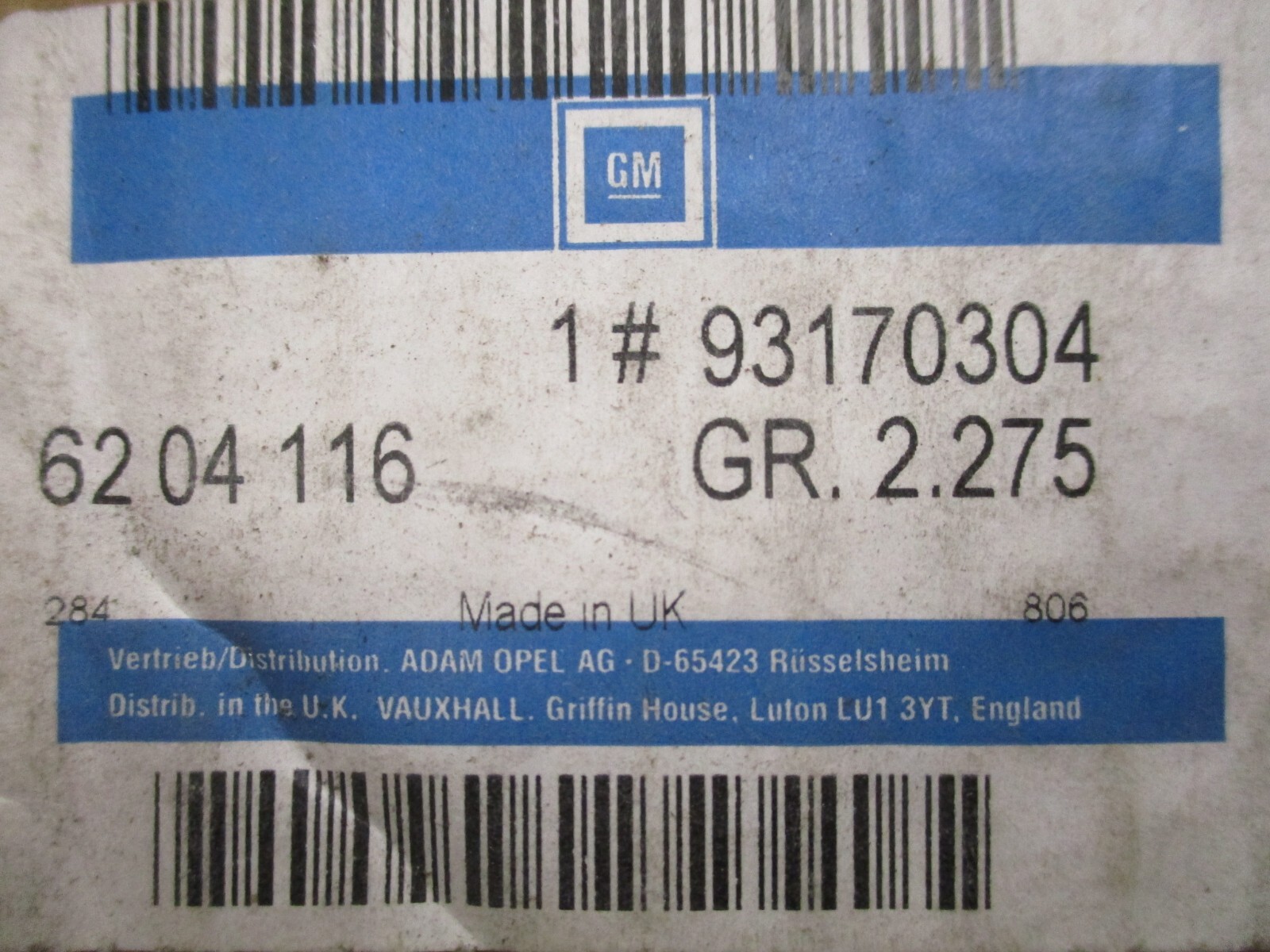 Opel Astra G Zafira A 2.0Di 2.0DTI 2.2DTI Lichtmaschine Bosch 14V 120A ...