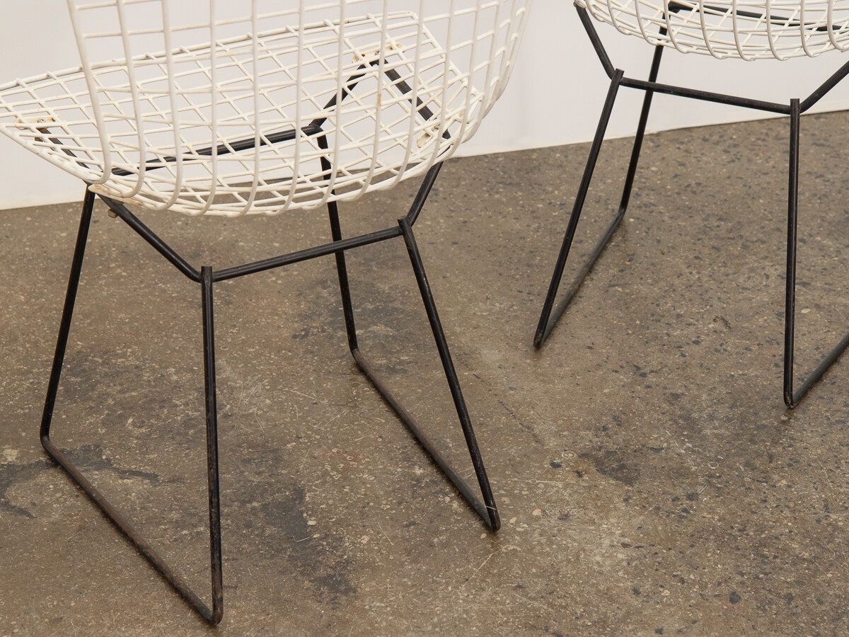 椅子 vintage Knoll Harry Bertoia Side Chair Original Harry Bertoia/Knoll Side Chairs — Hudson Home and