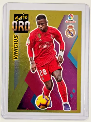 2019-20 Panini Colecciones Este Liga Stickers Vinicius Serie Oro #15