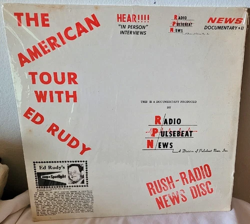 The Beatles The American Tour with Ed Rudy Promo LP