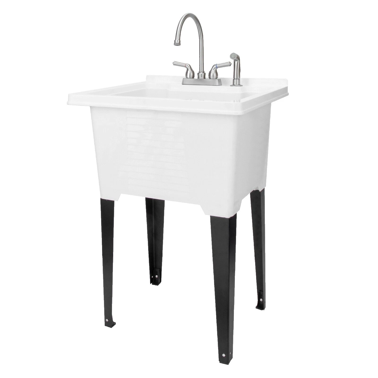 Fregaderos de cocina de acero inoxidable Baño Blanco