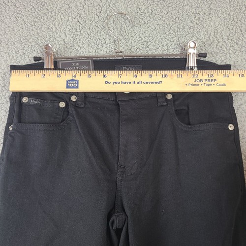 Neu Polo Ralph Lauren Tompkins Super Skinny Jeans Schwarz Sexy Größe 27R - Bild 6 von 8