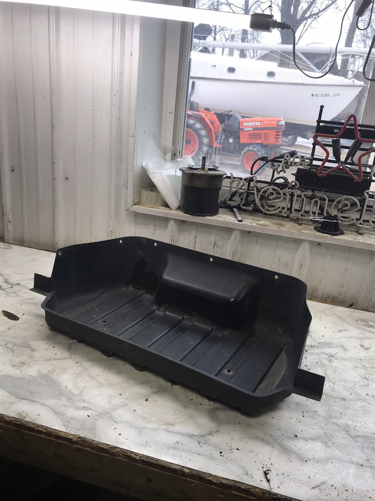 95 Yamaha G14 G 14 Gas Golf Cart rear bag tray