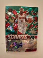 2020-21 Panini Silver Mosaic Prizm Scripts Sterling Brown Rookie Card #SC-STB SP