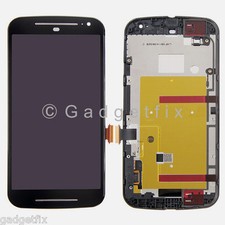 Motorola Moto G 2nd Gen XT1064 XT1068 LCD Display Touch Screen Digitizer  Frame