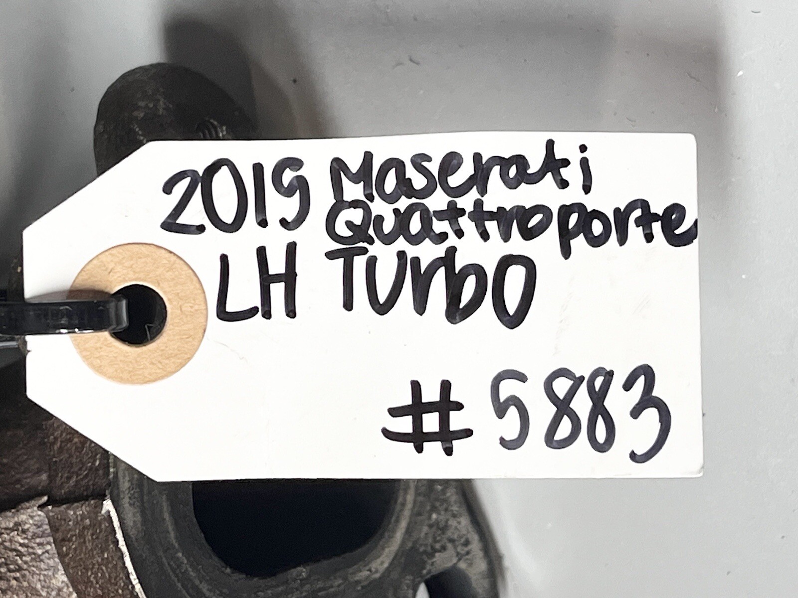 ⭐️2014 - 2019 MASERATI QUATTROPORTE GHIBLI 3.0L LEFT ENGINE TURBOCHARGER TURBO