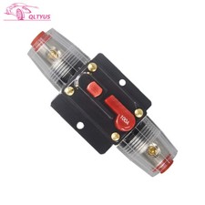 100A Circuit Breaker Stereo Reset Inline Fuse Holder 12V For Car Audio Marine