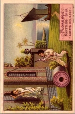 Corticelli Spool A Silk Florence Knitting Silk Child Escapes on Silk Cord