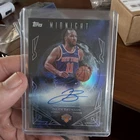 Topps Midnight Sun Signatures Jalen Brunson Knicks Auto Card #MS-JB 2025-26