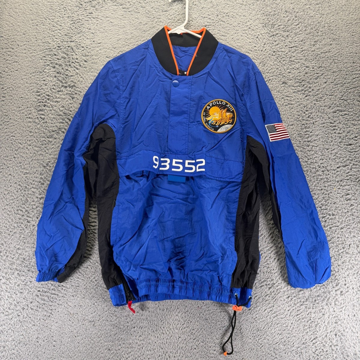 Nike PG x NASA Apollo 13 Mens Small Track Jacket Blue Paul George