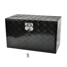 30"X17"X18" Aluminum Truck Underbody Tool Box Trailer RV Bed Storage+Lock Key
