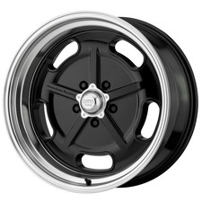 17x7 American Racing Vn511 Salt Flat 5x114.3 0 Black Wheels Rims Set4 72.56