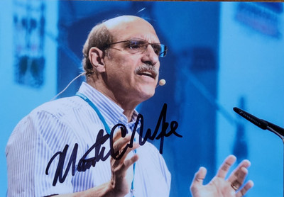 Martin Chalfie Nobel Prize Chemistry Original Signed 13x18cm Ect Photo