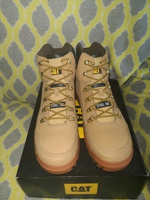 Mens Caterpillar steel toed boots sz 14 brand new in the box