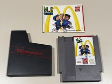 M.C Kids NES Nintendo Cartridge & Manual Sleeve Authentic Tested