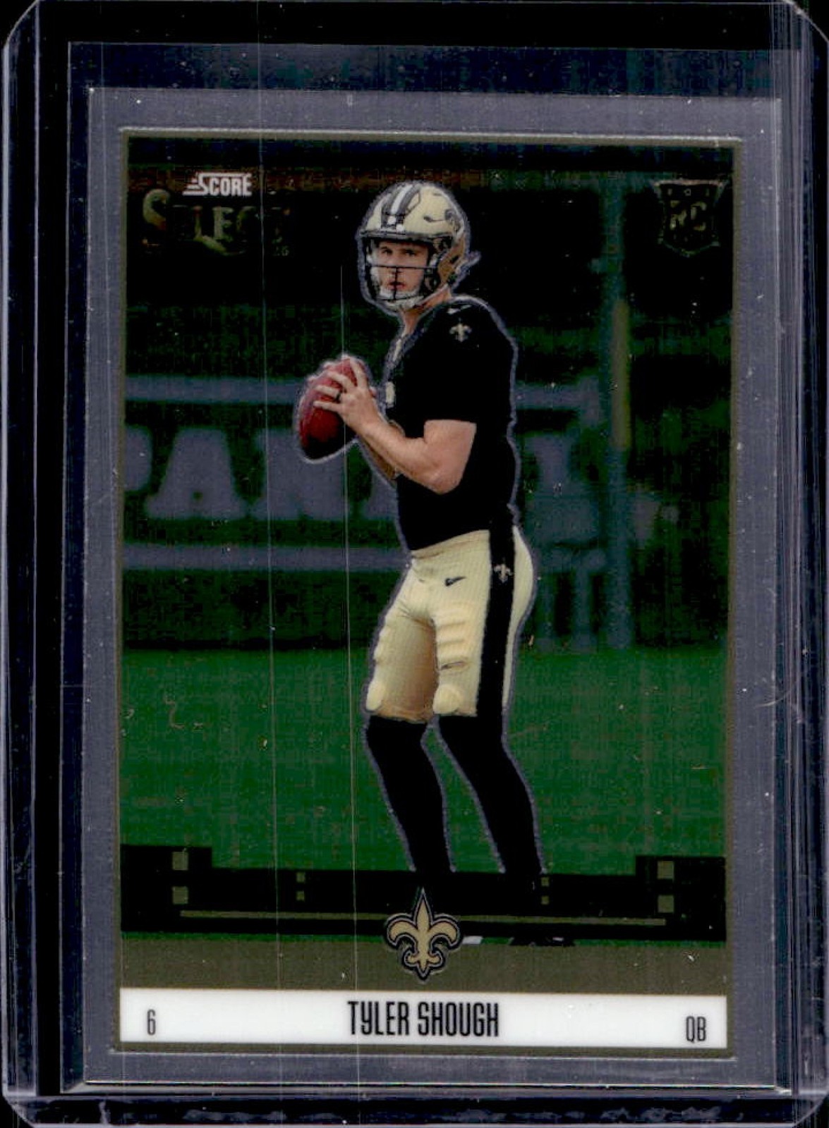 2025 Panini Select Tyler Shough Score Throwback #8 Saints
