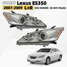 For 2007 2008 2009 Lexus Es350 Hidxenon Headlight W Afs Chrome Leftright