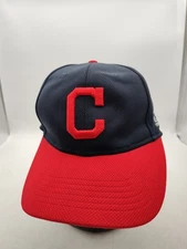 Cleveland Indians/Guardians-OC Sports-Adult Two Tone Hat-Cap-Blue/Red-Adjustable