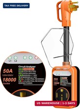RV Surge Protector 50 Amp,18000 Joules RV Circuit Analyzer with Voltage Monitori