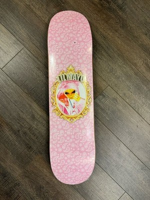 SUCC INTERNATIONAL Lil Mayo Pink Paisley Skateboard Deck