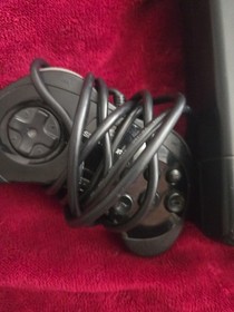 Sega Saturn Black Console With Controll And Action Replay