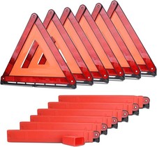 Safety Triangle Kit Road Emergency Warning Reflector Roadside Reflective Early W