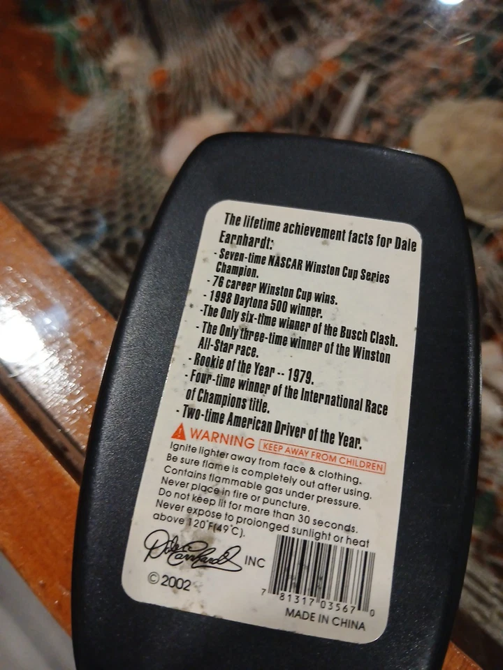 Dale Earnhardt Lighter Butane The Intimidator NASCAR Turbo Torch - Image 2 of 2