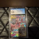 2019 POKEMON SUN & MOON UNIFIED MINDS #71 MEWTWO & MEW GX CGC 8.5