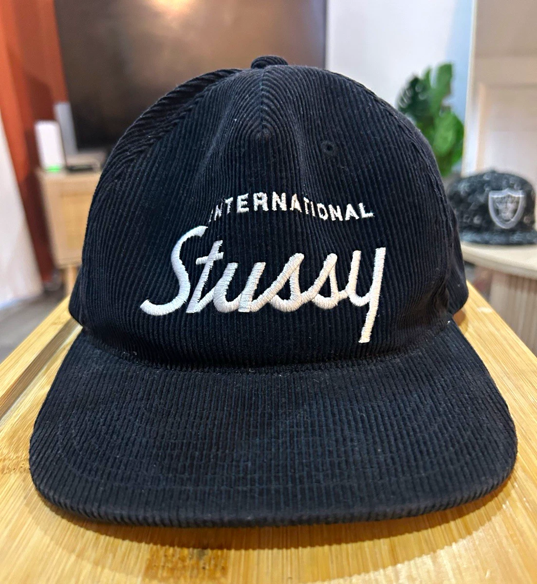 Stussy Black Hats for Men for sale | eBay
