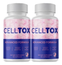 (2 pack) CellTox Capsules - Advanced Cell Tox Gut and Digestive Support