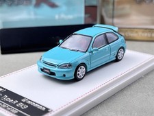 Modellino auto FH scala 1/64 Honda Civic Type R EK9 blu pressofuso giocattolo regalo