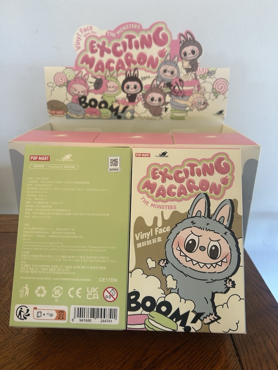 The monsters exiciting macaron labubuラブブ THE MONSTERS - Tasty Macarons Vinyl Face Blind Box | Blind