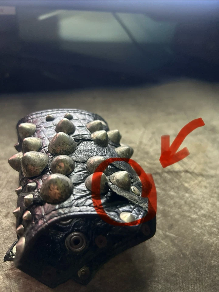 Kmrii Studded Leather Bracelet - Image 3 of 3