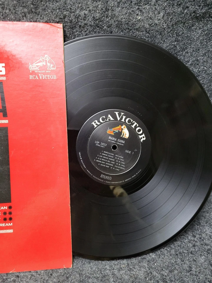 Vintage Los Indios Tabajaras LP Maria Elena RCA Victor LSP-2822 Stereo 1963 Foto 4 de 4