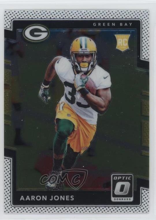 2017 Donruss Optic Rookies Aaron Jones #135 4f9