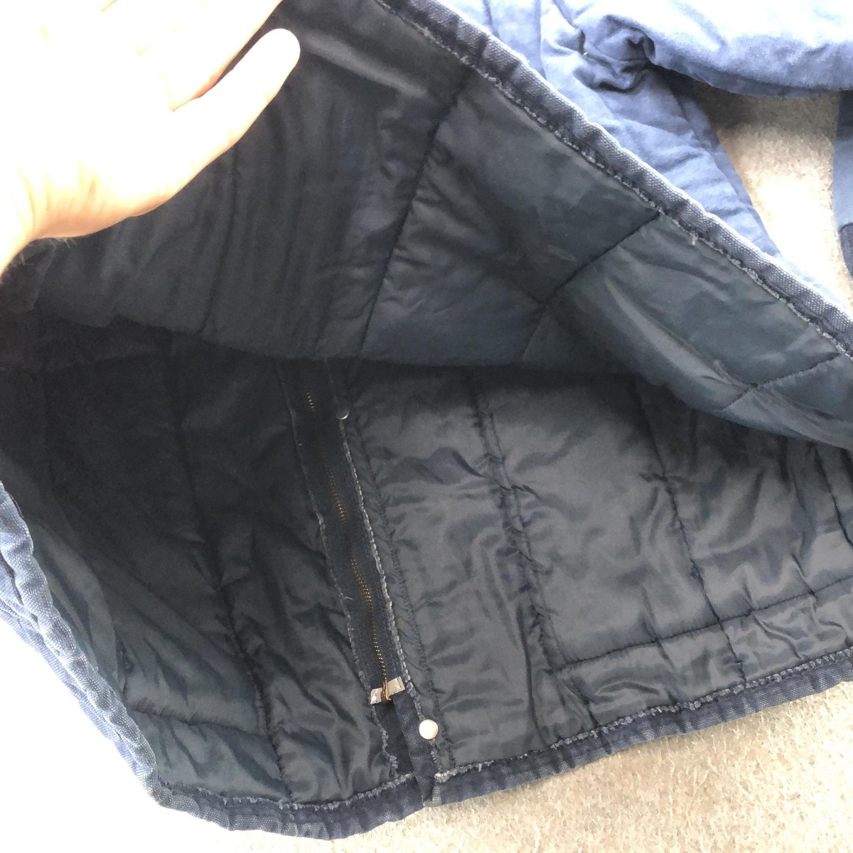 Vintage Walls Blizzard Pruf Jacket Mens 2XL Tall Blue Insulated 
