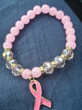 Pink Bracelet October Brest Cancer Awareness Month Support Perfect With A Gift