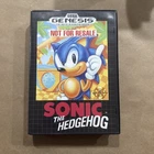 Sonic the Hedgehog Sega Genesis Not For Resale Case And Cartridge Only No Manual