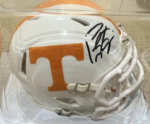 Peyton Manning Tennessee Volunteers Signed/Autographed Mini Helmet Fanatics COA