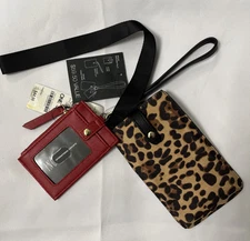 I.N.C. INTERNATIONAL CONCEPTS Ashlii Lanyard Women's One  Size Leopard/Red