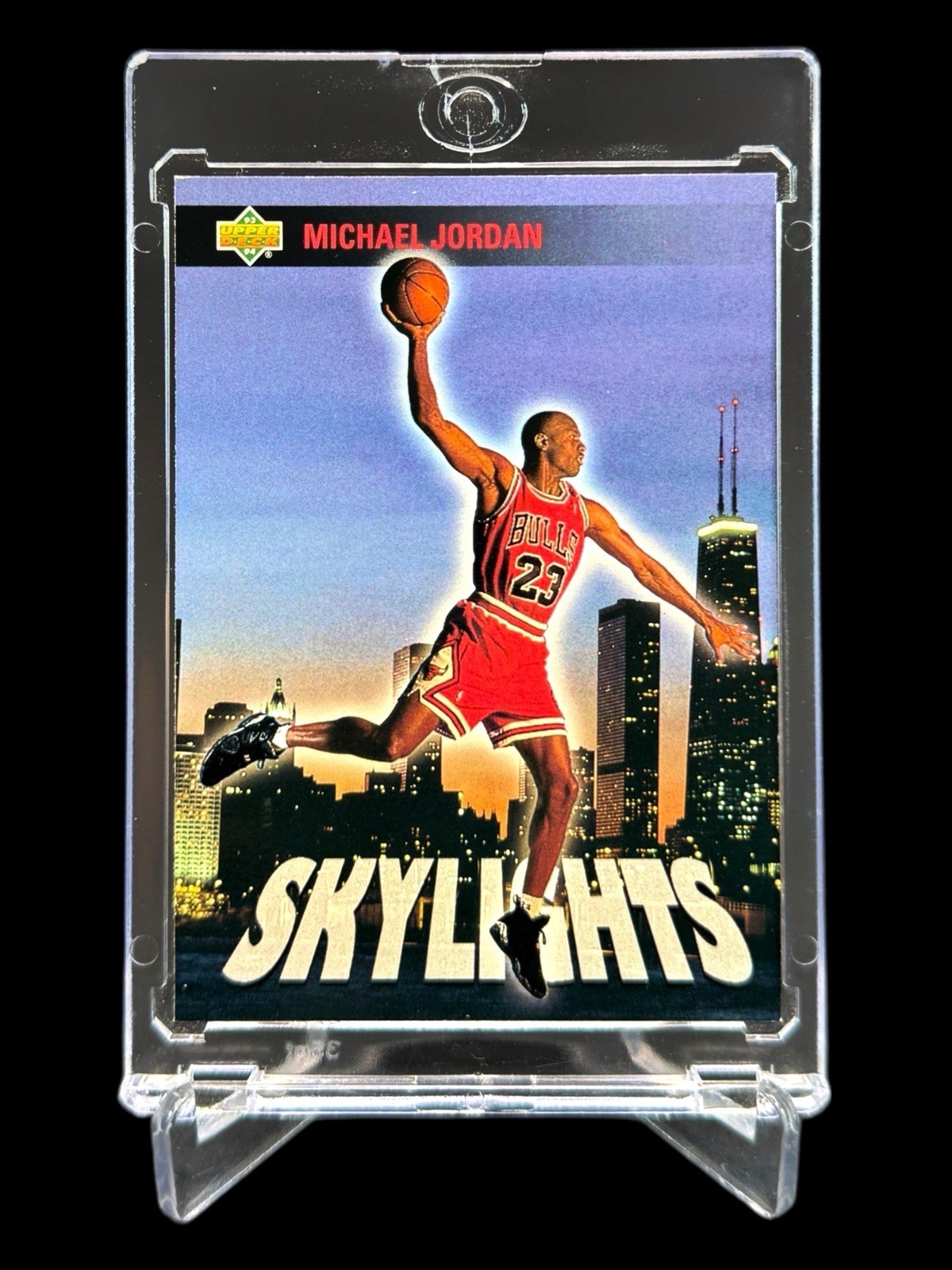 1993/94 Upper Deck MICHAEL JORDAN “SKYLIGHTS” DUNKING #466 SKYLINE SP🔥RARE🔥
