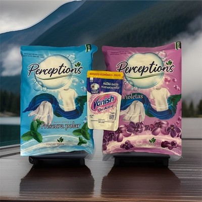 Perceptions Frescura Polar Violetas Detergent Vanish Oxi Action 3 Pack